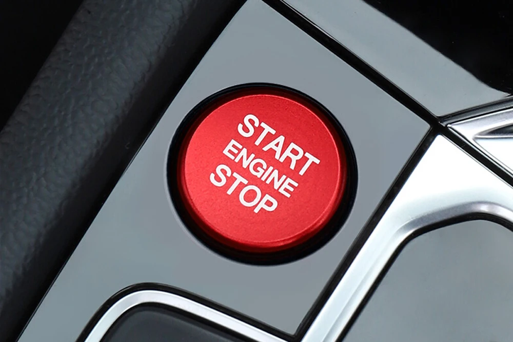 Стайлинг автомобиля наклейки двигателя старт стоп кольцо аксессуары чехол для