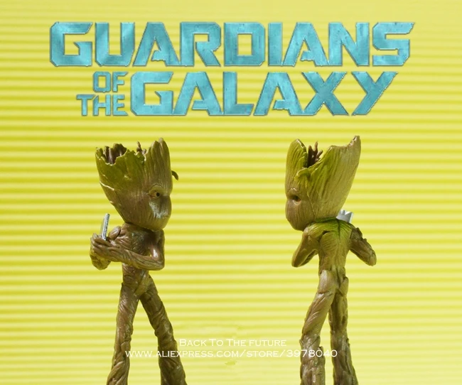 Фигурки героев мультфильмов Дисней Марвел Мстители Стражи Galaxy Groot 8 см экшн