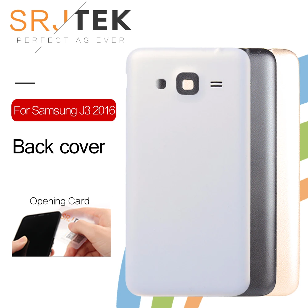 SRJTEK корпус для Samsung Galaxy J3 2016 задняя крышка J320 J320F J320H чехол батарея Замена задней
