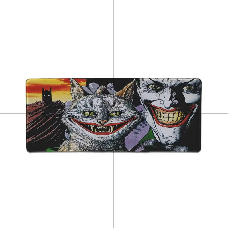 Lock Edge 30x80cm MaiYaCa Joker and his kitty уникальный настольный коврик для клавиатуры Настольный коврик компьютерный игровой планшет игровой коврик для CSGO DOTA коврик для мыши - Цвет: Lock Edge 30x80cm