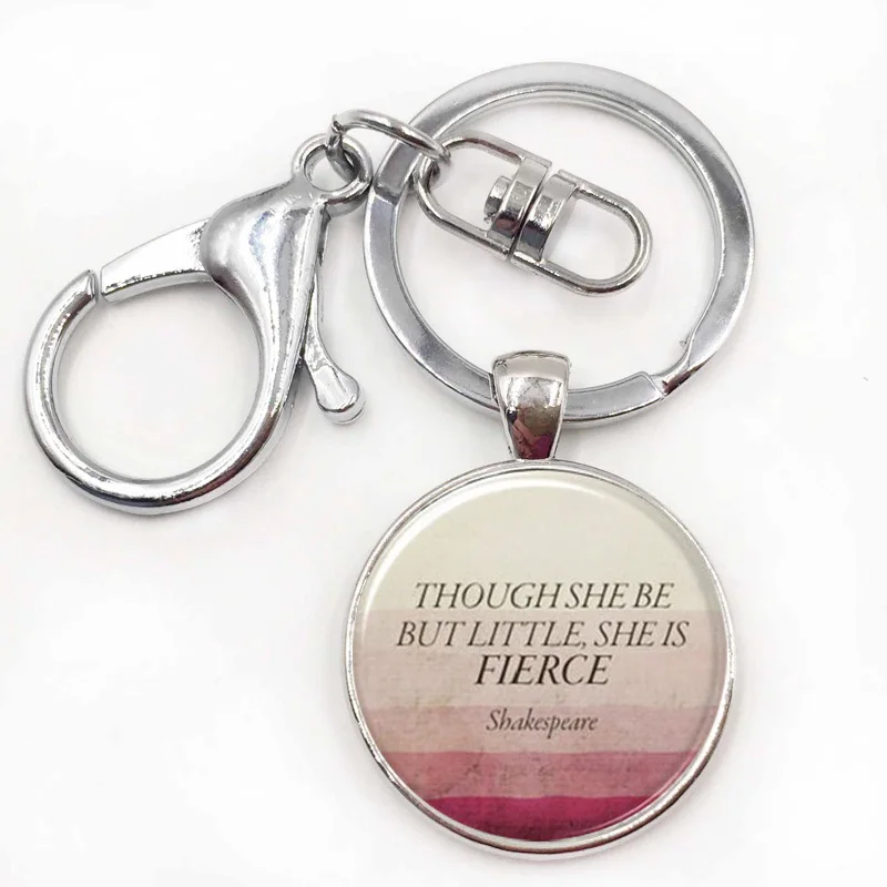 Модные Шекспира несмотря на то что она будет но мало she is fierce Цитата брелок с