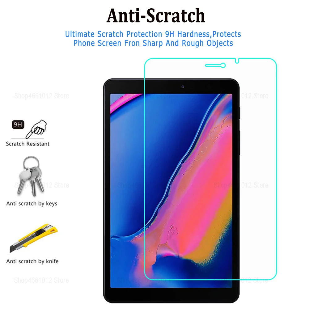 Защитная пленка для samsung Galaxy Tab A 8 2019 закаленное стекло с S Pen 0 дюйма SM P200 Plus