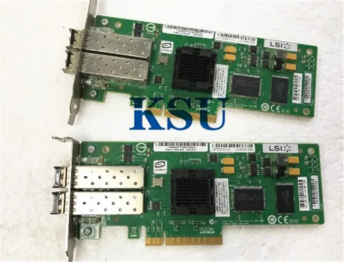 Для HBA-карты LSI7204EP для Mac PCI-Express Двухпортовая 4 ГБ/сек. FC волоконно-канальная карта |
