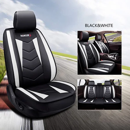 White Standard Новые универсальные чехлы для автомобильных сидений из искусственной кожи для Nissan x trail x-trail xtrail t30 t31 t32 2010 2009 2008 2007 - Название цвета: White Standard