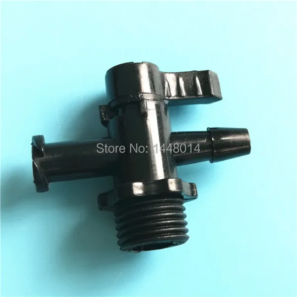 Наружный широкоформатный принтер запасные части пластиковый 3 ходовой клапан