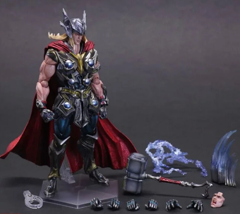 Экшн-фигура Тора коллекция игрушек Kai Superhero Thor 270 мм игрушки из ПВХ | Игрушки и