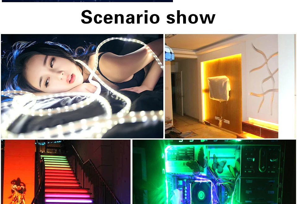 USB 2835 RGB светодиодный светильник 0,5 м 1 м 2 м 3 м 4 м 5 м 60 светодиодный s/метр водонепроницаемый диодный ленточный светильник с 24 клавишами RGB светодиодный пульт дистанционного управления