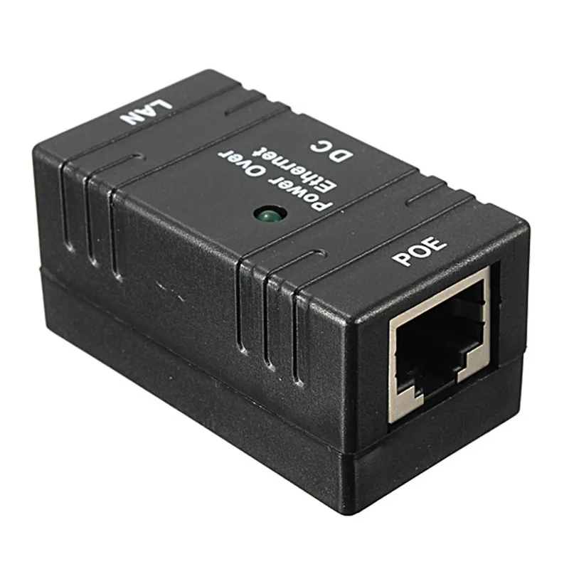 Блок питания 10 м/100 Мбит/с Пассивный Ethernet адаптер для инжектора разветвитель
