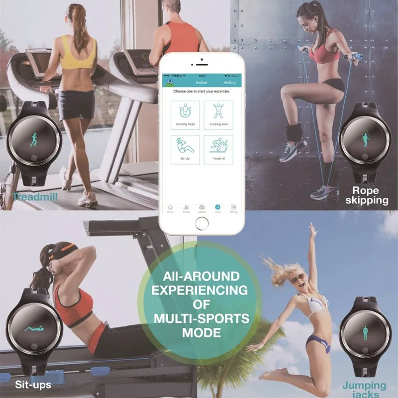 Спортивный фитнес-трекер вибрирующий браслет будильник наручные часы монитор