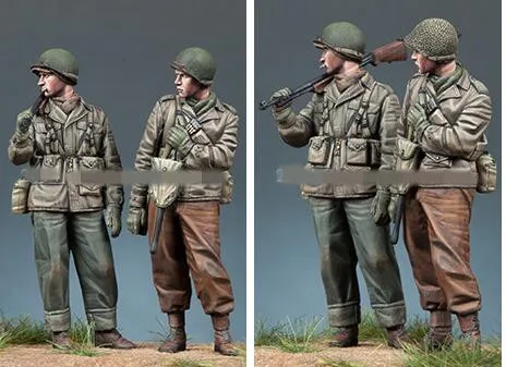 1/35 модельная фигурка из смолы наборы WW2 солдат США разобранные