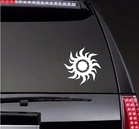 Tribal Sun Inside наклейки на кузов автомобиля Наклейка окно или дверь Забавный