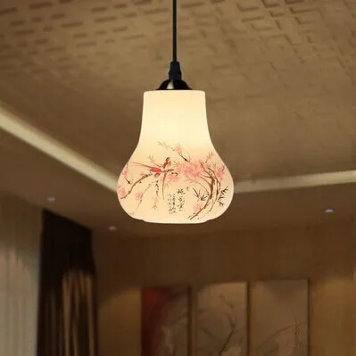 Керамика Цзиндэчжэнь в китайском стиле чистая ручная роспись 1 светильник