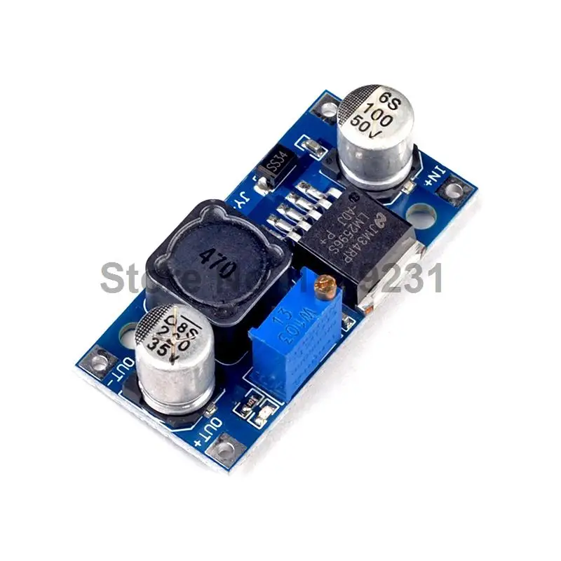 Высокое качество 3A Регулируемый DC LM2596 LM2596S ADJ Вход 3 V 40 Выход 1 25 35 понижающий