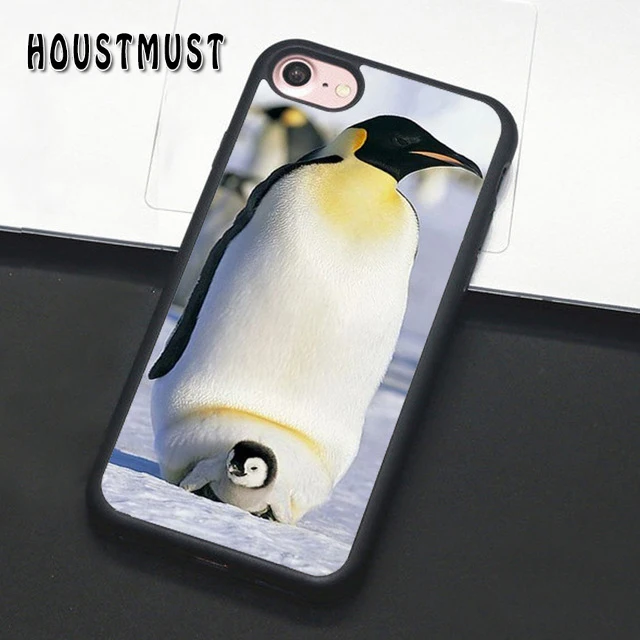 HOUSTMUST Императорский Пингвин Чик чехол Чехол для iPhone 5 5S SE 6 S 7 8 X XR XS max samsung galaxy S5 S6 S7