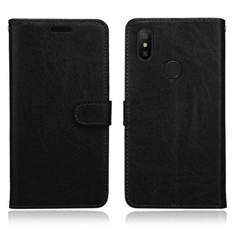 Чехол для Xiaomi Mi 6X чехол флип-кошелек задняя крышка из искусственной кожи телефона