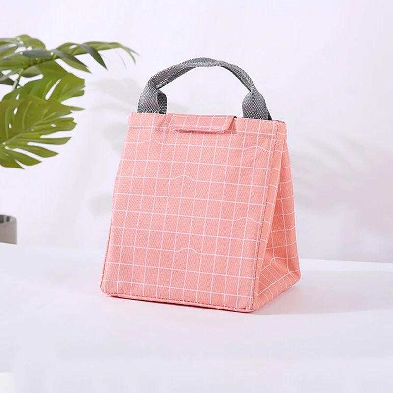 Модная Портативная изолированная сумка для обеда из ткани Оксфорд Термосумка