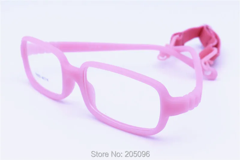 retail sales 902 screwless hingeless oval TR90 environmental size 48mm prescription eyeglasses with elastic strap for myopia boy |