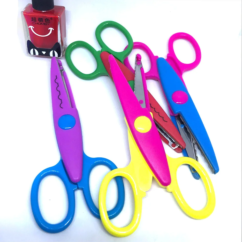 1 шт. ножницы из металла и пластика для скрапбукинга | Канцтовары офиса дома