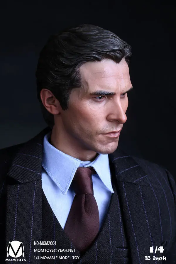 MOMTOYS 1/4 Scale The Dark Knight Rise Бэтмен Белл костюм Ver. Кукла фигурка MOM2004 дешевая
