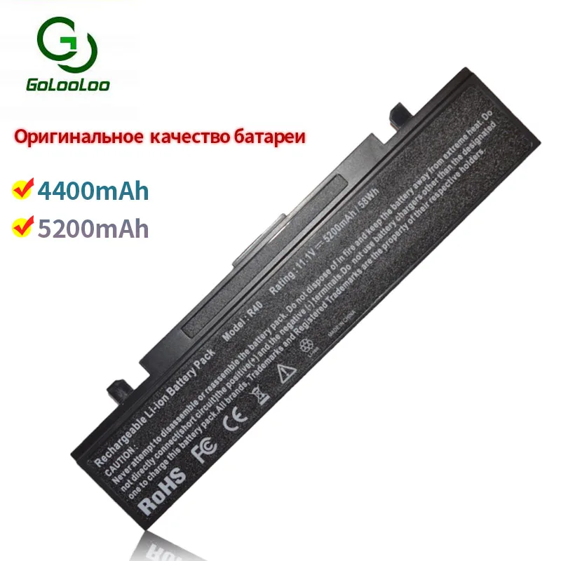 Аккумулятор Golooloo для ноутбуков Samsung 6 ячеек R700 R710 X360 X460 X60 X65 с возможностью
