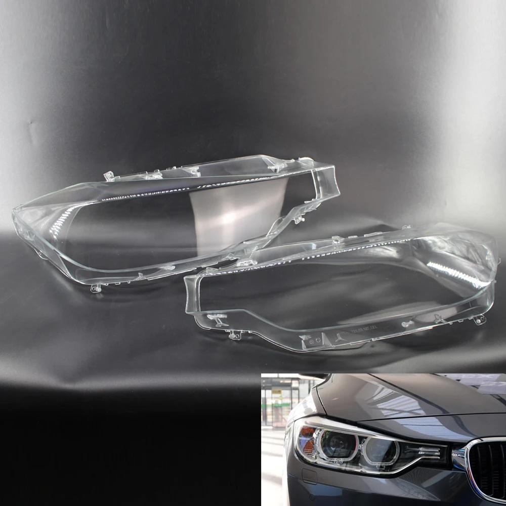 

Left Right Side Car Headlight HeadLamp Lens Cover Shell Fit for BMW F30 Sedan F31 Touring F35 2013-2015 3 Series 328i 335i 320i