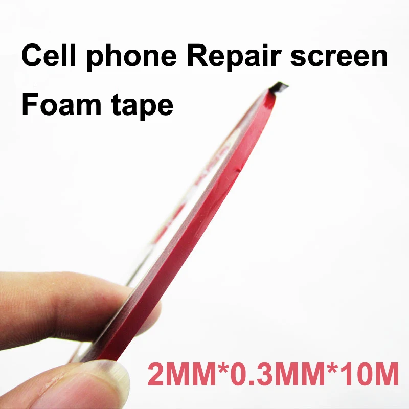 10 шт./лот двухсторонняя клейкая поролоновая лента для ремонта экрана мобильного