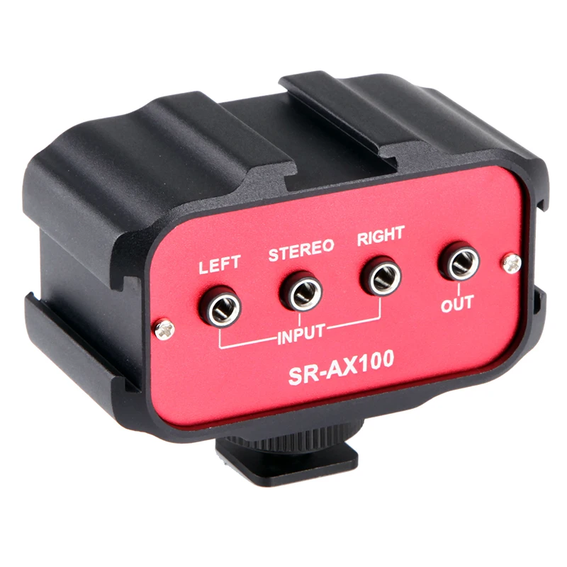 Saramonic SR AX100 Универсальный микрофонный аудио адаптер смеситель со стерео и двойной