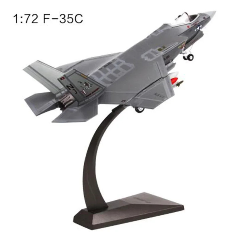 Масштаб 1/72 США истребитель самолета Американский стелс военно-морской армии F35