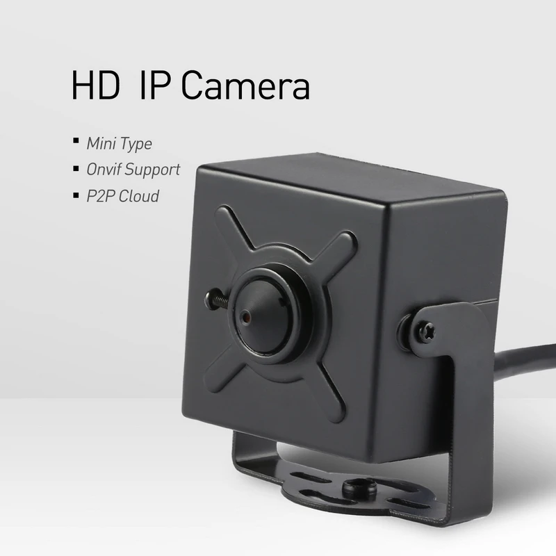 POE Мини Тип HD 1080P IP камера 3 7 мм объектив Металл 2.0MP безопасности для помещений ONVIF
