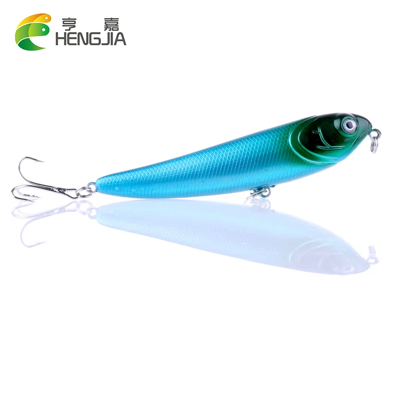 4pcs Fishing Pencil Lure Topwater Dogs Hard Lures Baits 10cm/16.3g Plastic Wobbler Artificial Bait Tackle | Спорт и развлечения