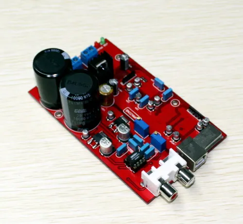 

TE7022 + WM8741 + AD827 USB DAC audio decoder (24BIT-96K) amplifier board