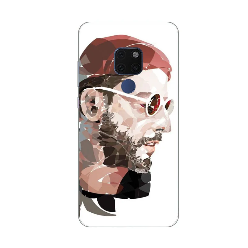 huawei mate 20x Case Silicon cartoon Painting Soft TPU Back Cover for protect Phone cases shell |