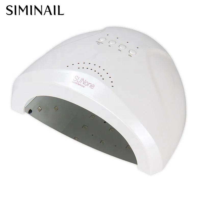 SIMINAIL 24W/48W SUNONE 48 LED UV Nail Lamp Sun One Lamps 48w UV LED Dryer for Curing Gel Polish 365+405nm Manicure