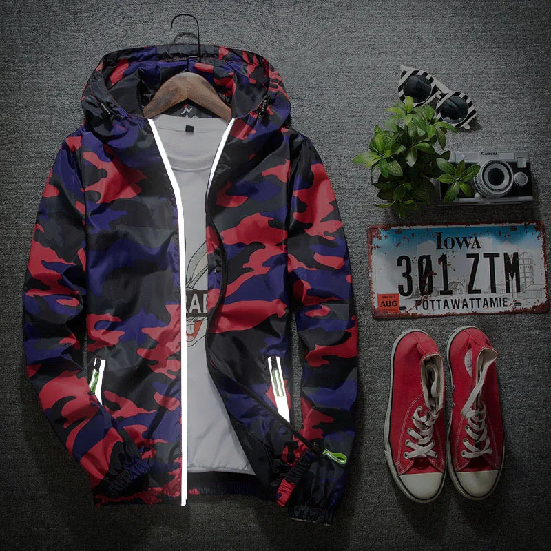 2019 весенне летняя модная мужская брендовая одежда светоотражающая куртка 3м