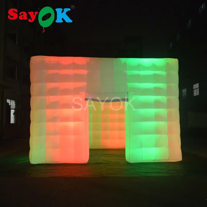 Красивая надувная палатка 6 м х 2 5 кубическая выставочная с разноцветными