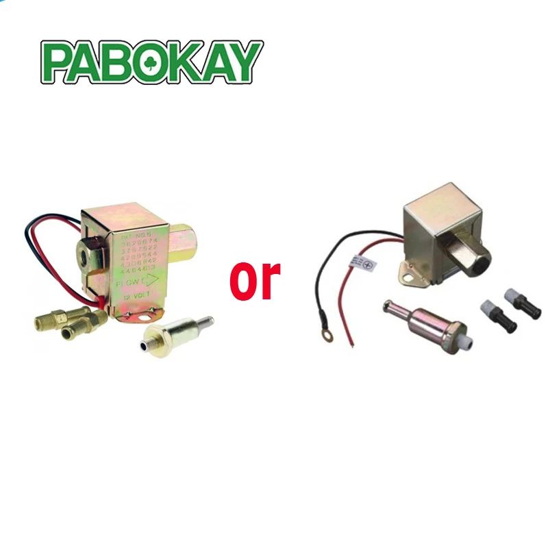 

Diesel petrol 12V for red top square electric fuel pump 40104 40106 40107 P502 low pressure external 3797522 4299544