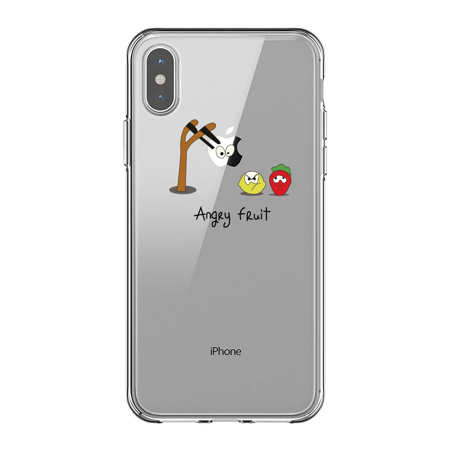 Веселые чехлы из мягкого силикона и ТПУ с милым мультяшным принтом для iPhone X 5 5S SE 6