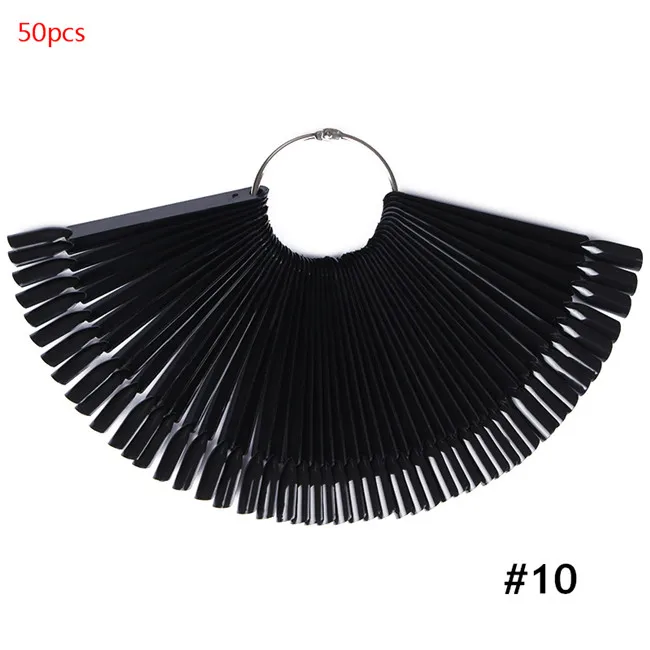 pattern10 240 шт перфорированные накладные ногти длинные прозрачные черные Полное покрытие накладные ногти салон Советы Маникюр Практика Дисплей инструменты - Цвет: pattern10