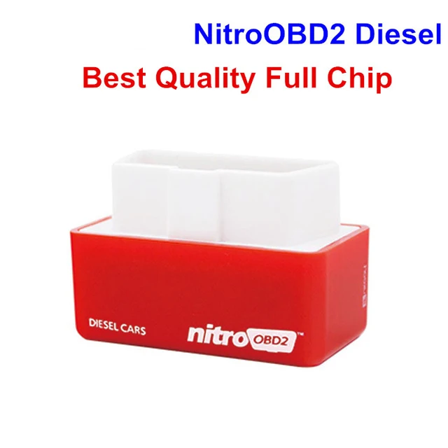 2 шт. NitroOBD2 чип тюнинг коробка Nitro OBD2 подключи и приводи больше крутящего момента мощности для NitroOBD бензина для бензина - Цвет: Красный