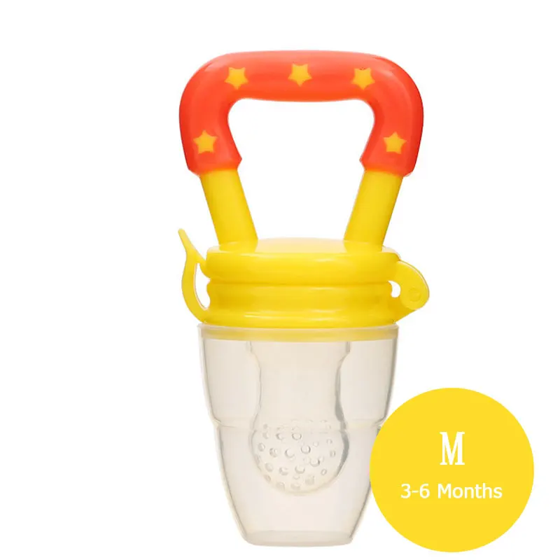 yellow M Новая бутылочка для кормления, кормушка для сосков, бутылочка для свежего питания, инструмент для кормления, безопасные детские бутылочки - Цвет: yellow M