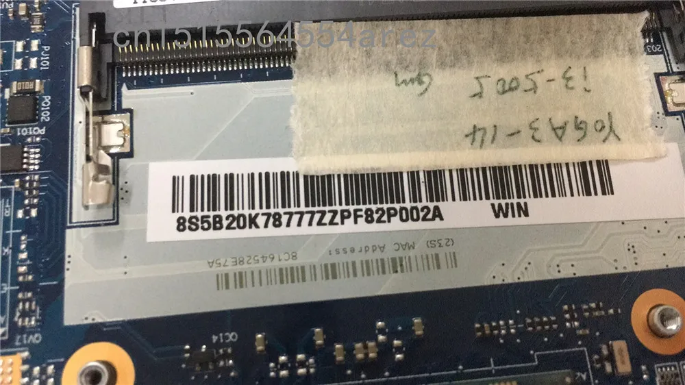Ноутбук lenovo YOGA3 14 YOGA 3 14 Материнская плата I3-5005 UMA NM-A381 5B20K78777