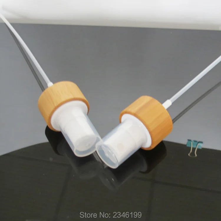 Пустые бамбуковые косметические распылители DIY 20 шт./лот пластиковые Тонер-помпы