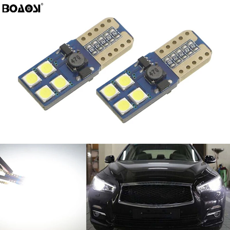 2X T10 W5W Canbus светодиодный Автомобильный интерьер Автомобильные стояночные огни