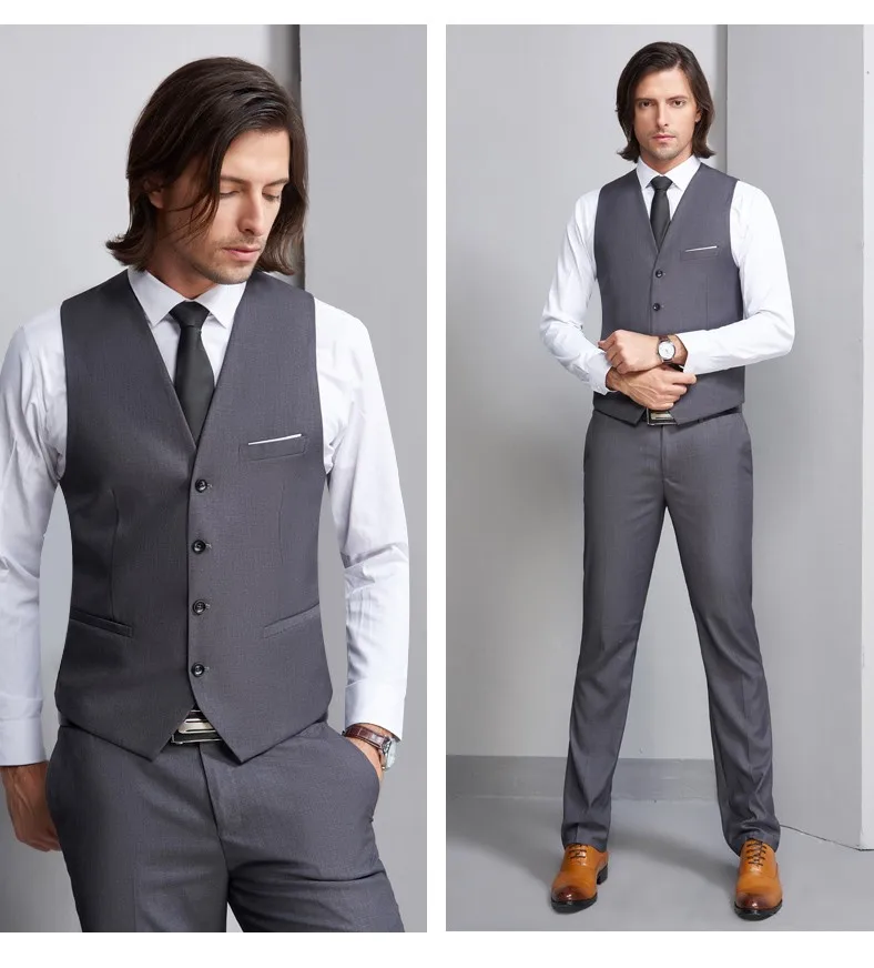 PEORCHID классический жилет для мужские черные Veston Sans Manche Homme Для мужчин s Wasitcoat Свадебные однобортный Тонкий торжественное платье жилет