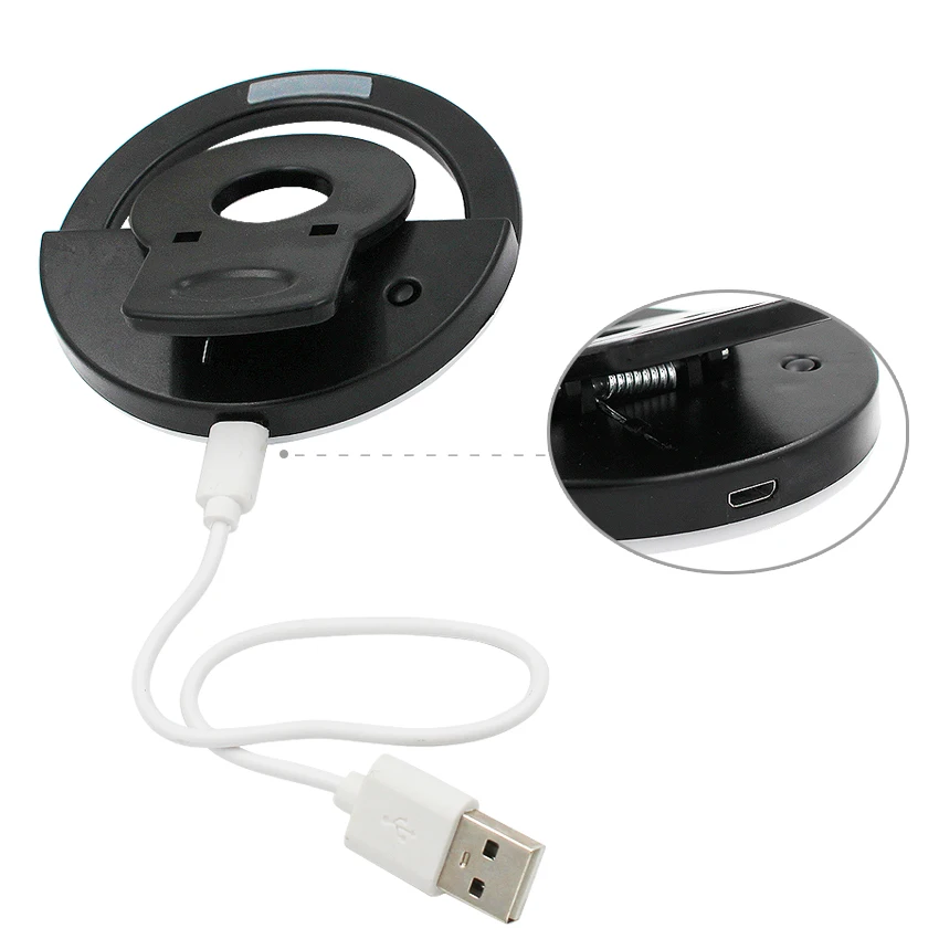 JINXINGCHENG, Usb зарядка, селфи-светильник, кольцевой светодиодный светильник, объектив для мобильного телефона, селфи светодиодный светильник, Кольцевая вспышка для сотового телефона, Объективы для камеры, светильник