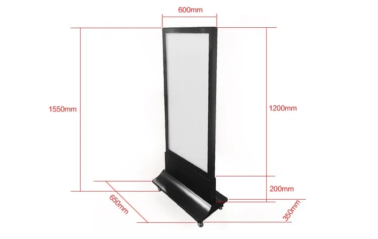 Оптовая продажа высокая яркость алюминиевая рамка магнитный светодиодный