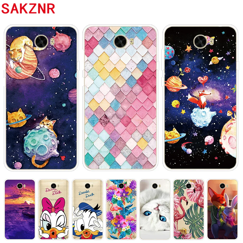 Case for Huawei Honor 5 5.0&quot Cover Silicone TPU Soft Funda Couqe Phone |