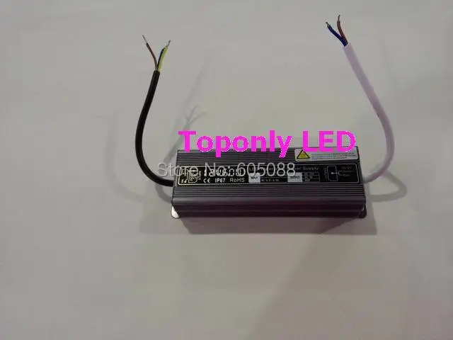 Ac110v/220 v к dc12v/24 60w Светодиодный драйвер IP67 Водонепроницаемый светодиодный