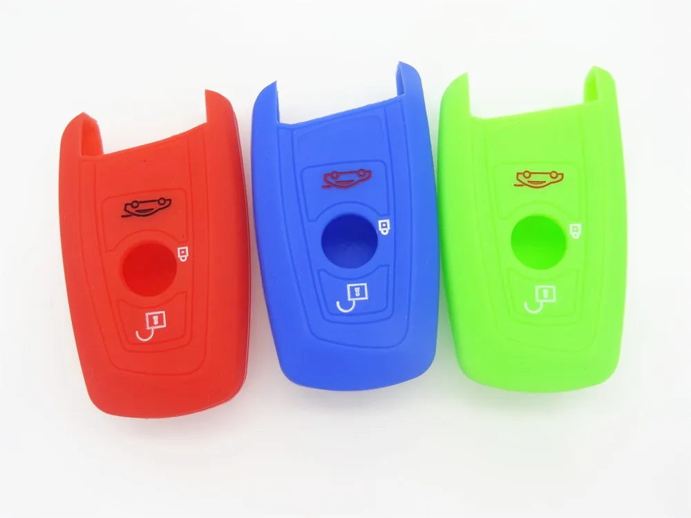 AUTEWODE 3 кнопки силиконовый Автомобильный Брелок дистанционного управления с