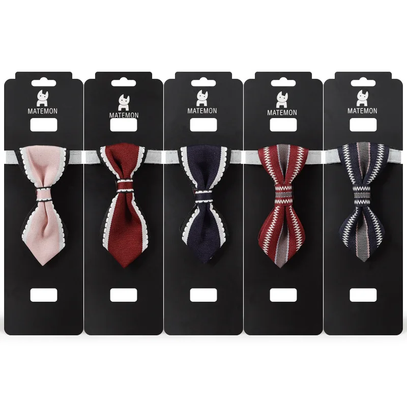 Кошка собака галстук бабочка регулируемый ошейник для домашних животных щенок